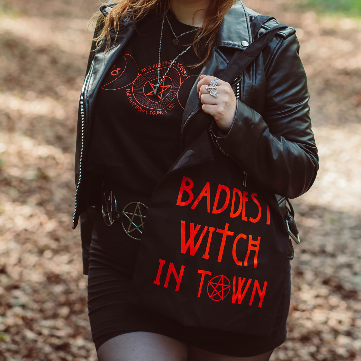 Product image Baddest Witch in Town Tote Bag for American Horror Story Fans