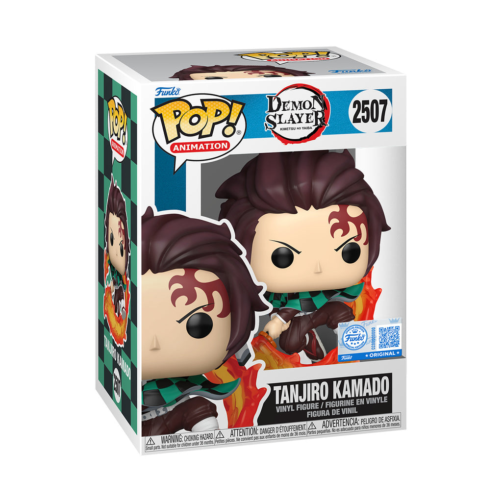 Product image Demon Slayer - Tanjiro Kamado with Flame Sword Funko Pop Figure