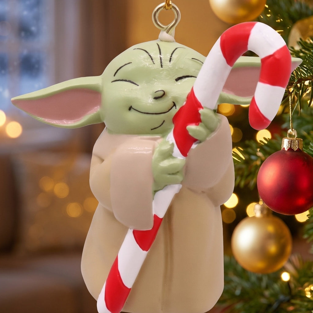 Product image Grogu Candy Cane Christmas Tree Ornament - Star Wars The Mandalorian