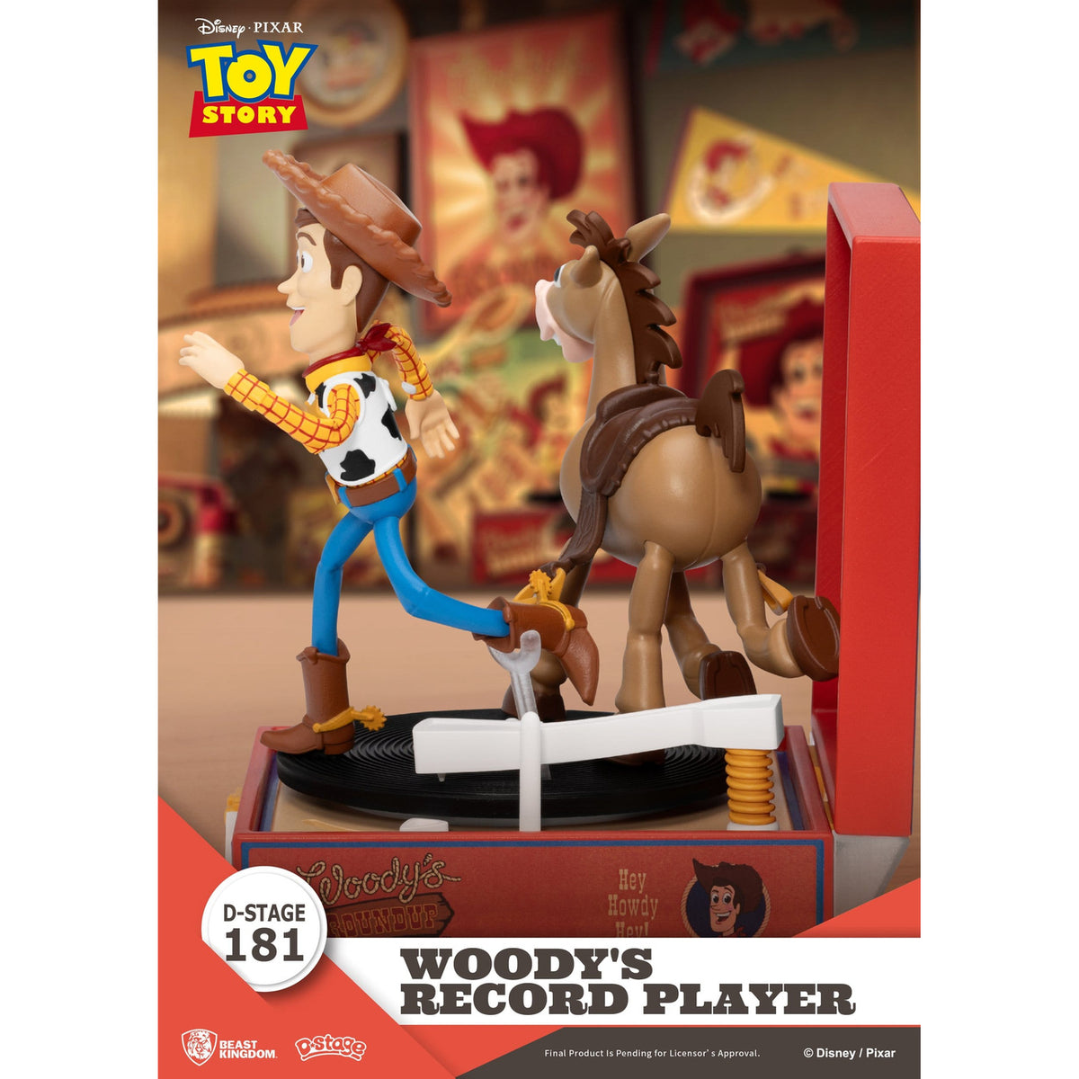 Product image Toy Story Record Player Series PVC Figure Woody's Record