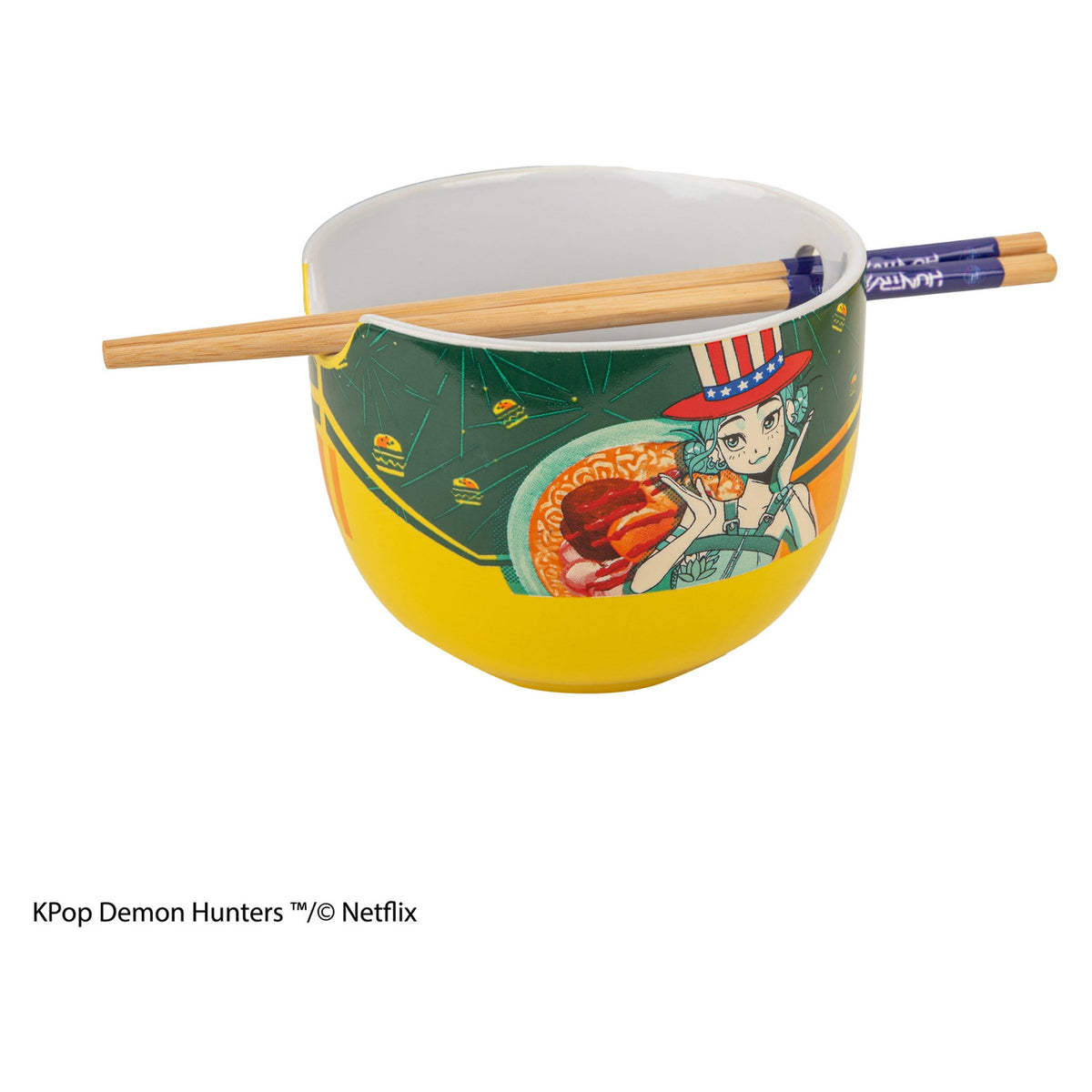 Product image KPop Demon Hunters Ramen Bowl with Chopsticks Zoey
