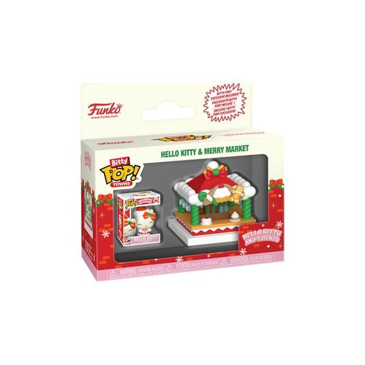 Product image Hello Kitty Bitty POP! Towns Vinyl Figure Holiday - Merry
