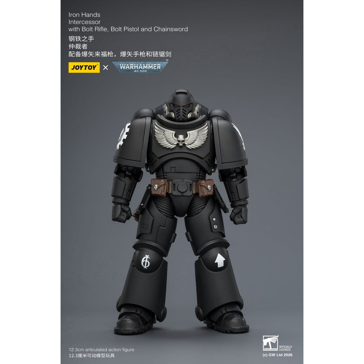 Produktbild Warhammer 40,000 Actionfigur Iron Hands Intercessor 12 cm