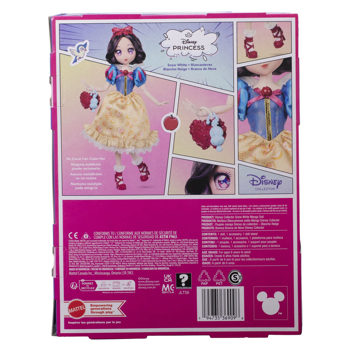 Produktbild Disney Princess Puppe Manga Schneewittchen 22 cm