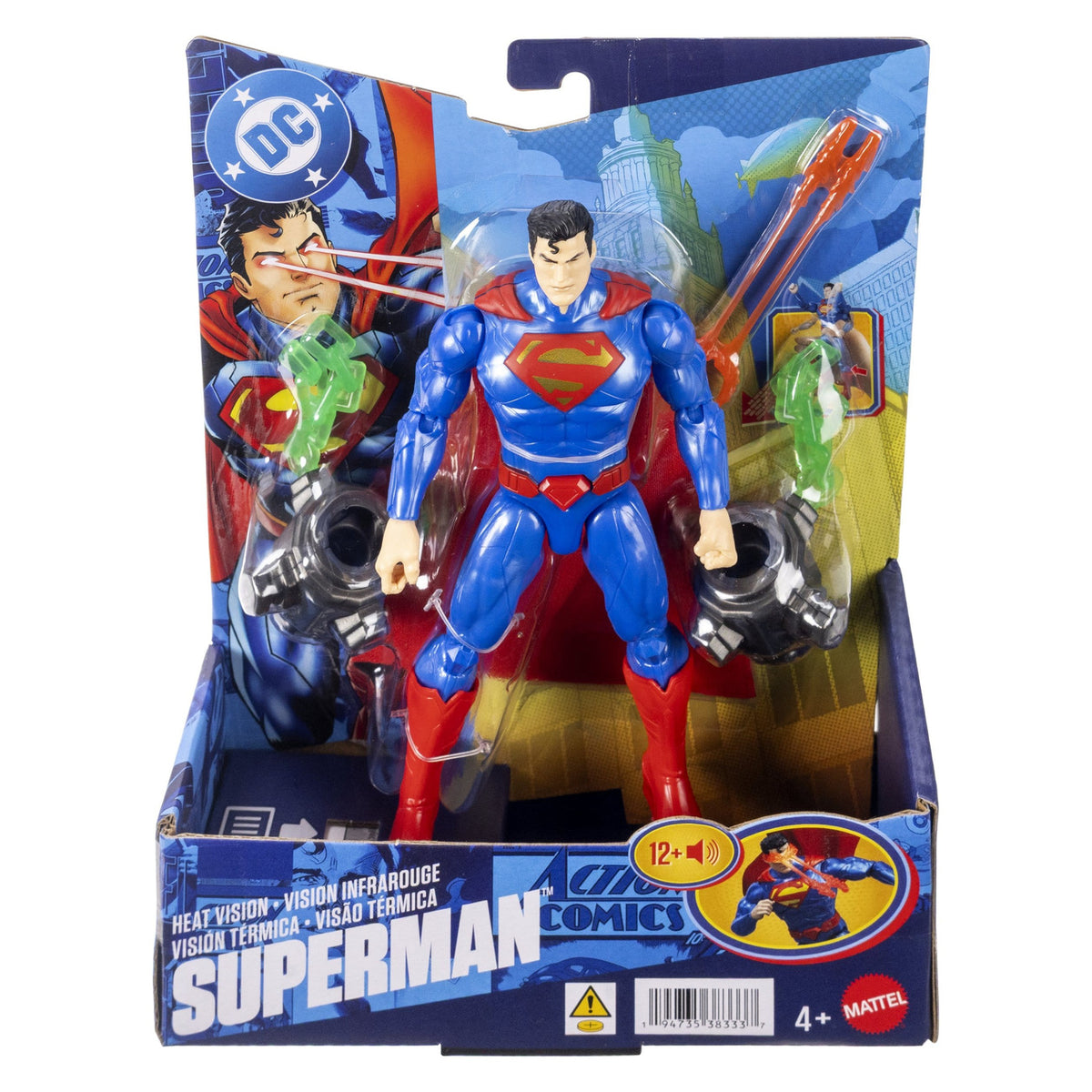 Produktbild DC Premier Actionfigur mit Sound & Licht Heat Vision