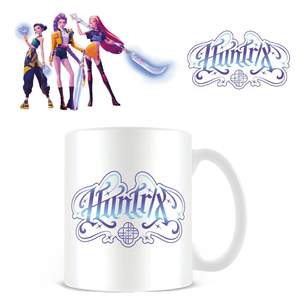 Produktbild KPop Demon Hunters Tasse Huntrix Group White