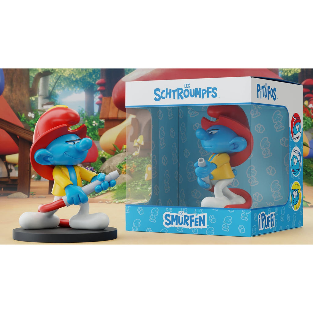 Produktbild Die Schlümpfe Statue Feuerwehrmann-Schlumpf 12 cm