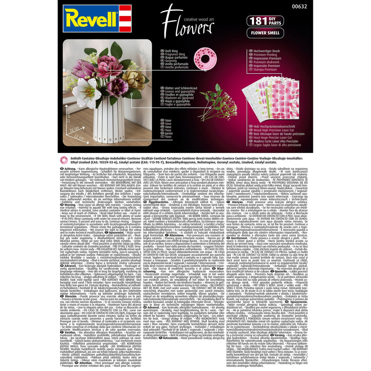 Produktbild Revell Flowers Holzblumen Flower Garden 22 cm
