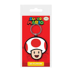Produktbild Super Mario Gummi-Schlüsselanhänger Toad 6 cm