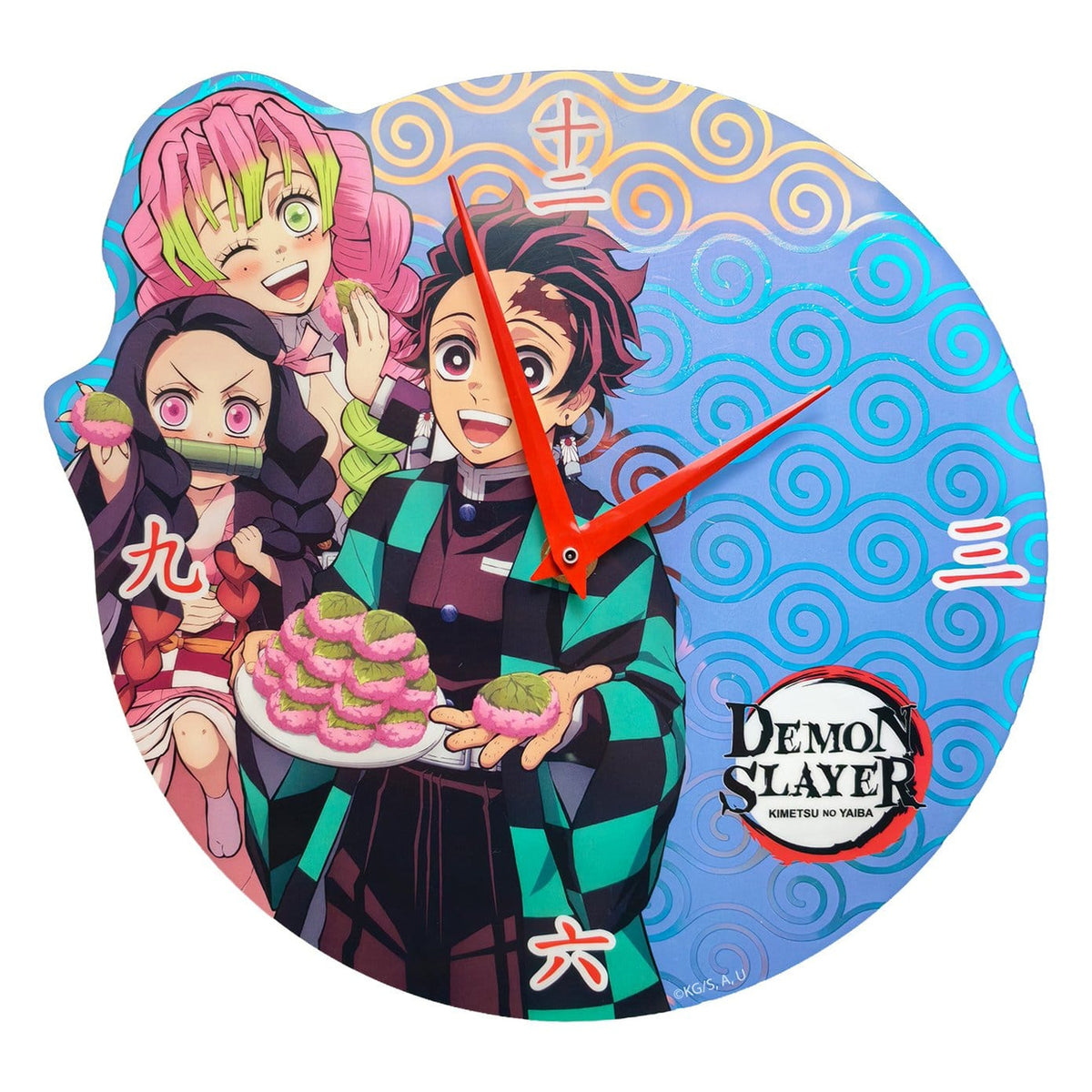 Produktbild Demon Slayer: Kimetsu no Yaiba Wanduhr Holographic