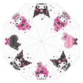 Produktbild Sanrio Pink Black Party Series Regenschirm Kuromi & My
