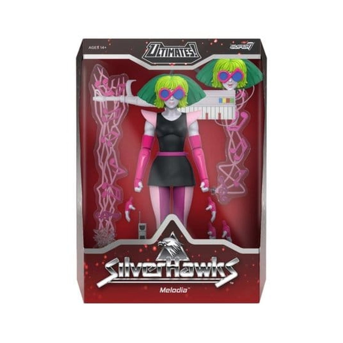 Produktbild Silverhawks Ultimates Actionfigur Wave 07 Melodia (Toon)