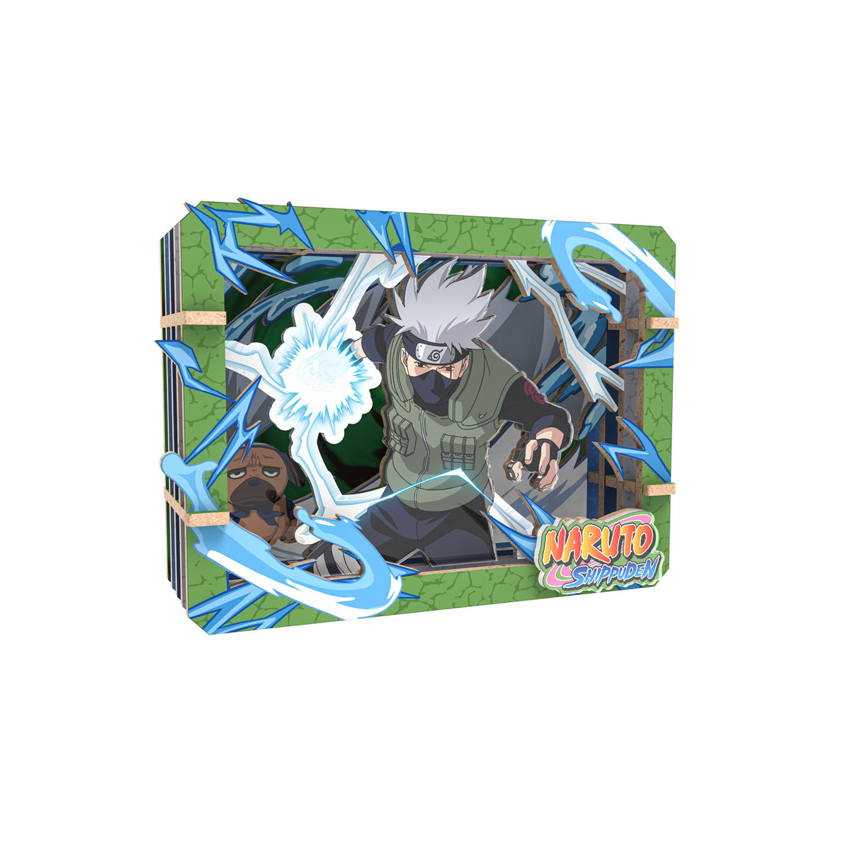 Product image Naruto - Ninjutsu Ultimate Arts Wooden Gallery 3D Mystery Wooden Picture 6-Pack Display