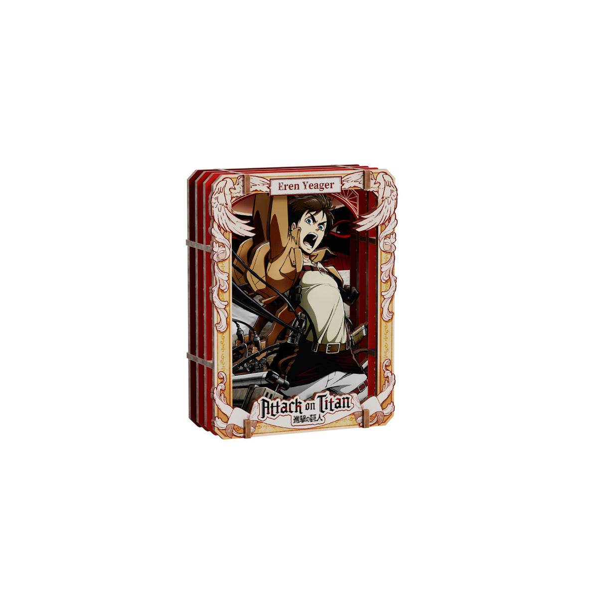 Product image Attack on Titan - Showdown Scenes Wooden Gallery 3D Mystery Wooden Picture 6-Pack Display